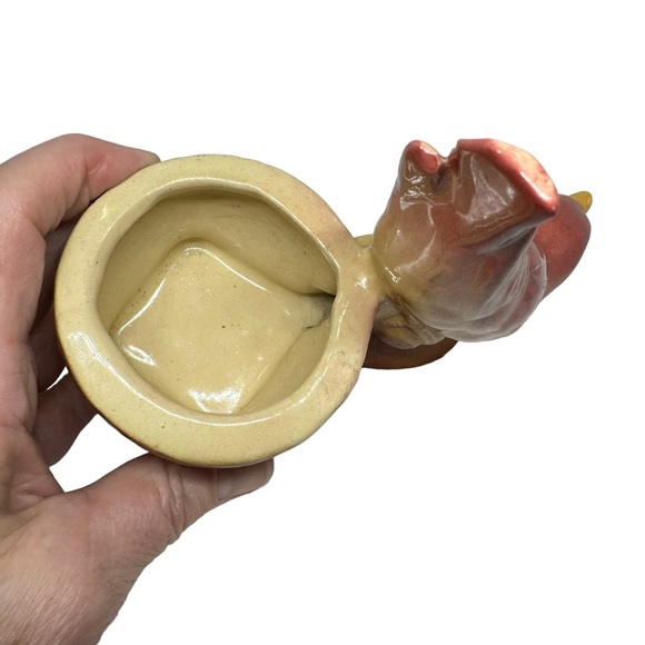 Ceramic Red Bird Planter - Picture 4 of 6